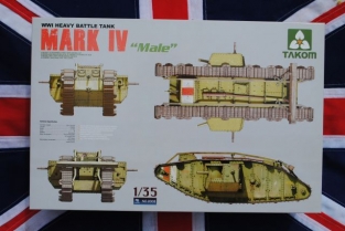 TAKOM 2008 WWI Heavy Battle Tank MARK IV 